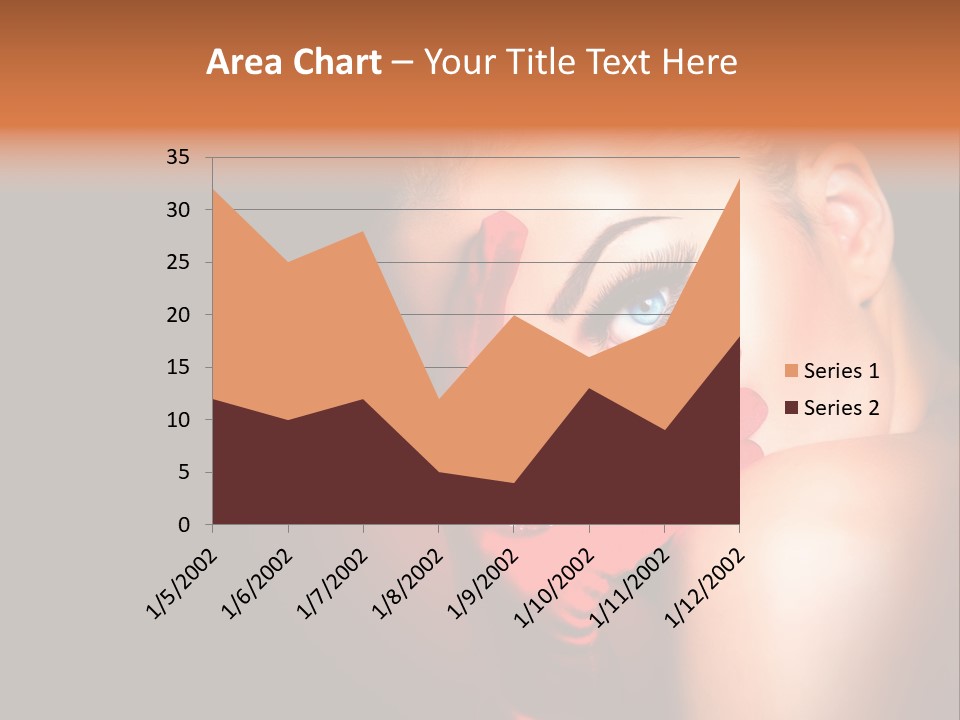 A Woman With Red Gloves And A Ring On Her Finger PowerPoint Template