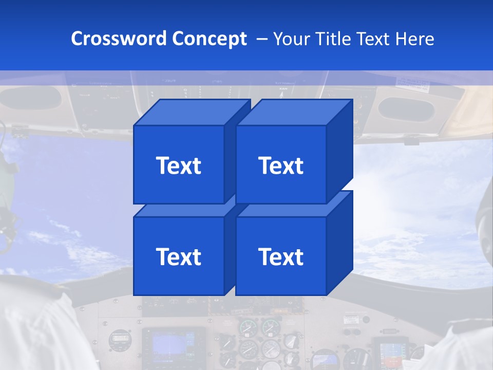 Throttle Taxiing Two PowerPoint Template