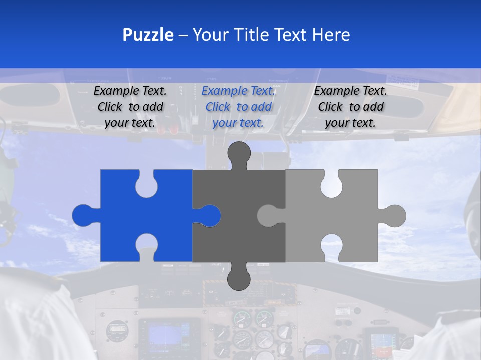 Throttle Taxiing Two PowerPoint Template