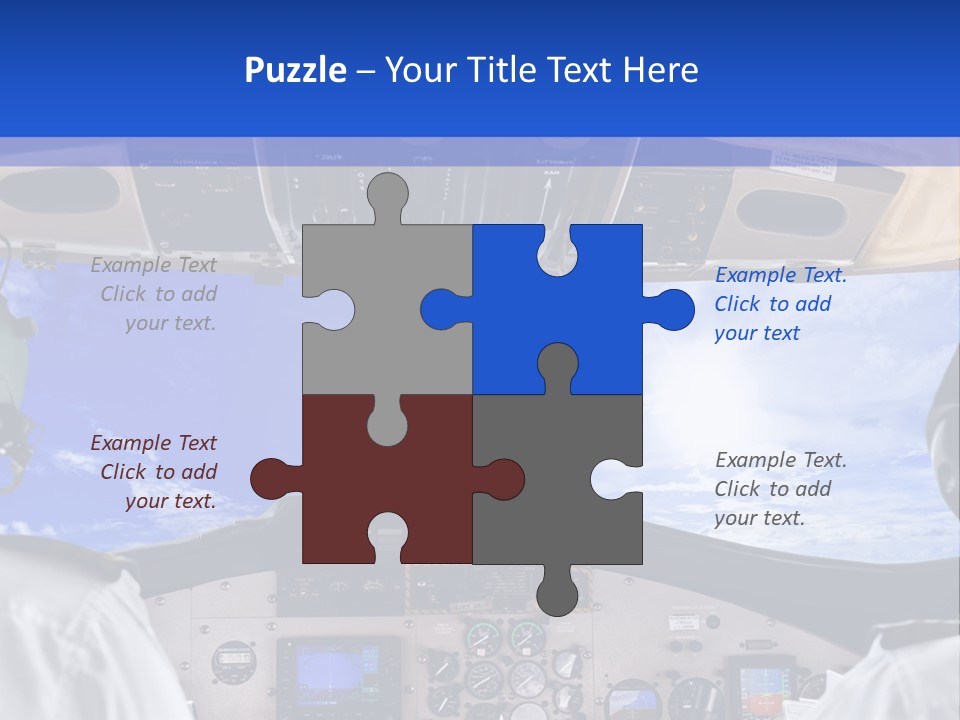 Throttle Taxiing Two PowerPoint Template