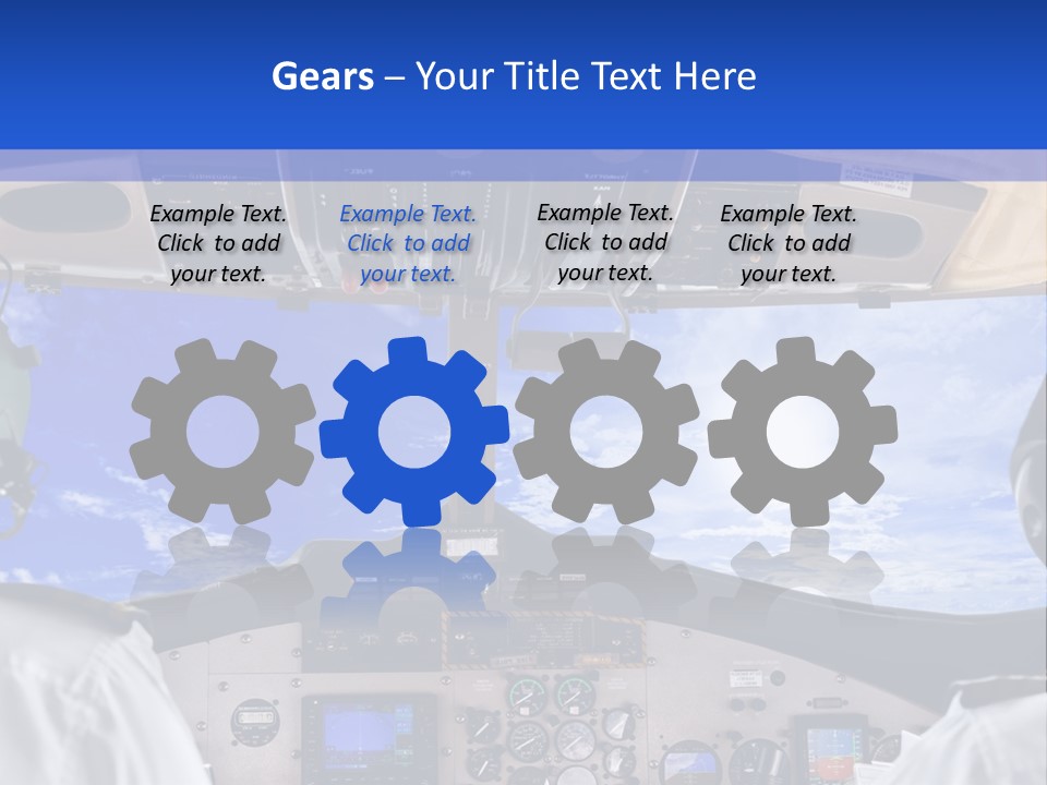 Throttle Taxiing Two PowerPoint Template