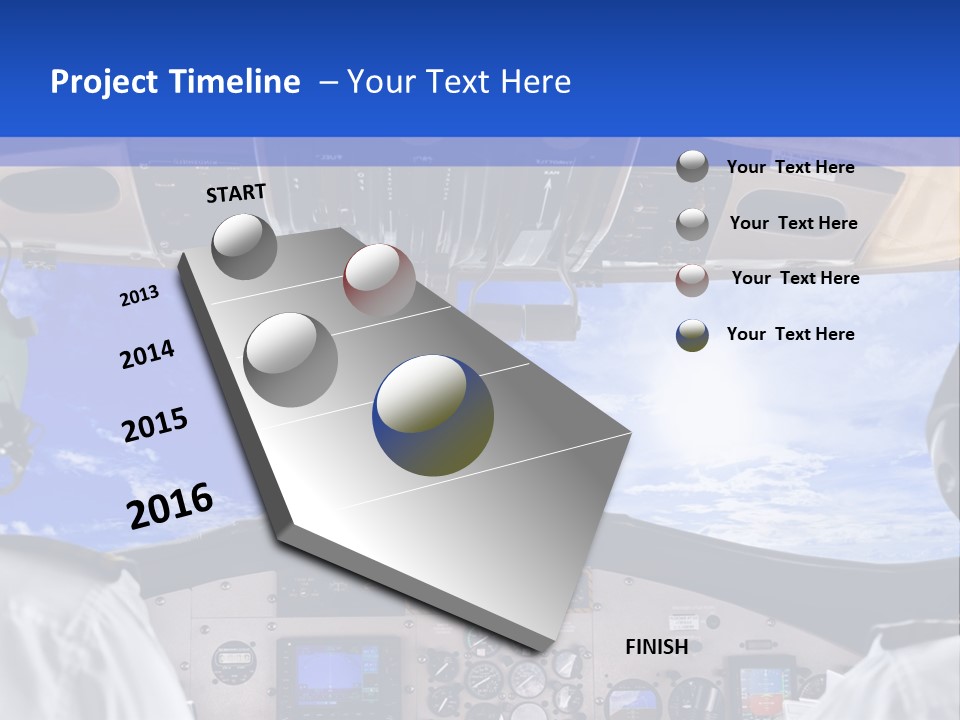 Throttle Taxiing Two PowerPoint Template