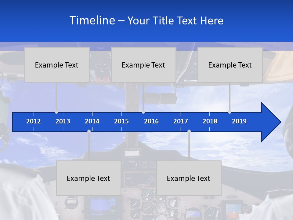 Throttle Taxiing Two PowerPoint Template