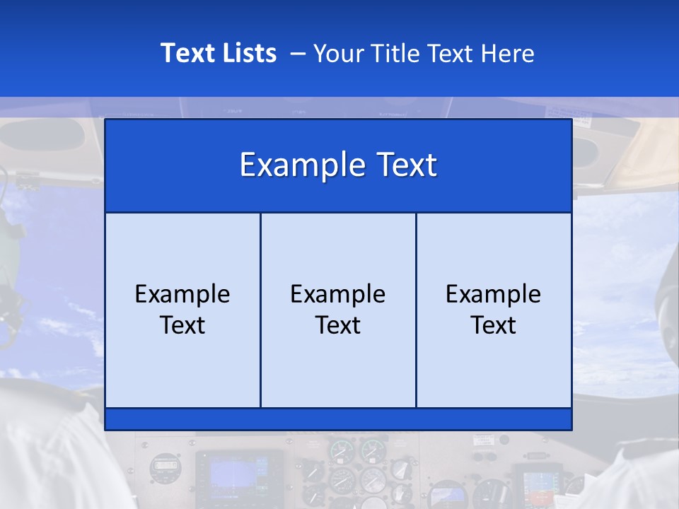 Throttle Taxiing Two PowerPoint Template