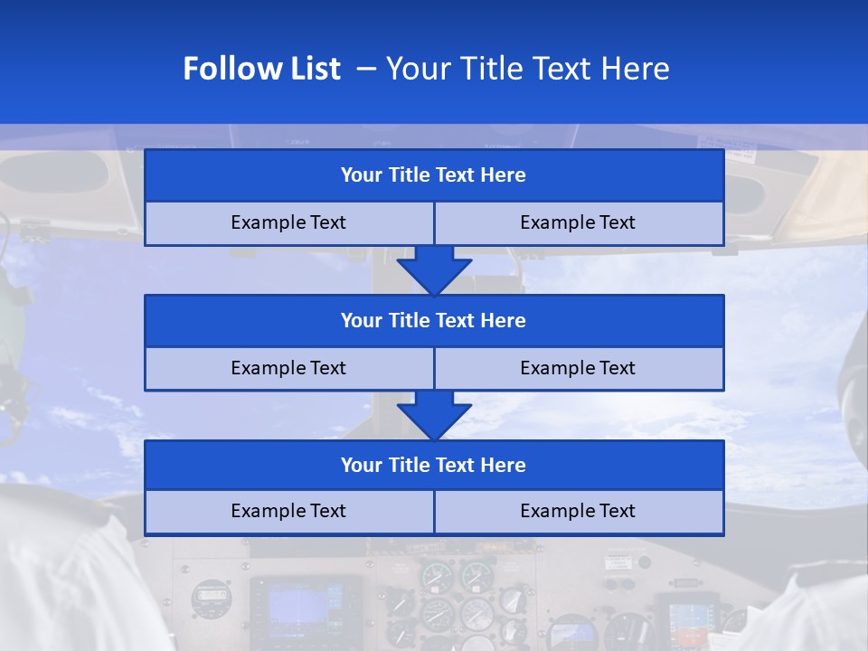 Throttle Taxiing Two PowerPoint Template