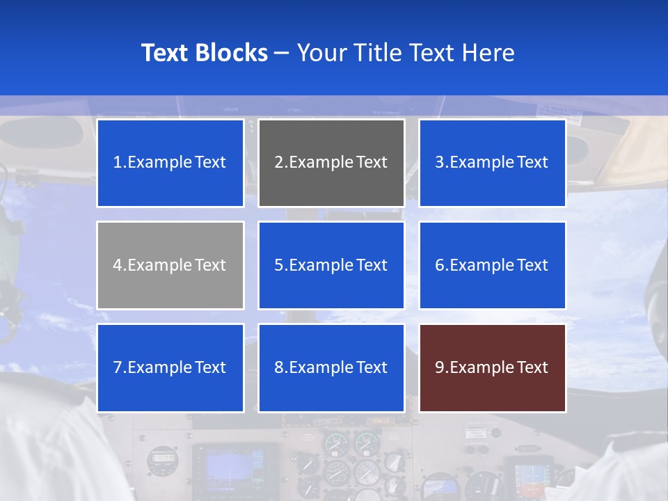 Throttle Taxiing Two PowerPoint Template