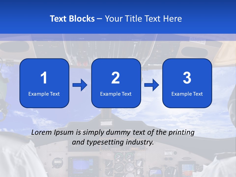 Throttle Taxiing Two PowerPoint Template