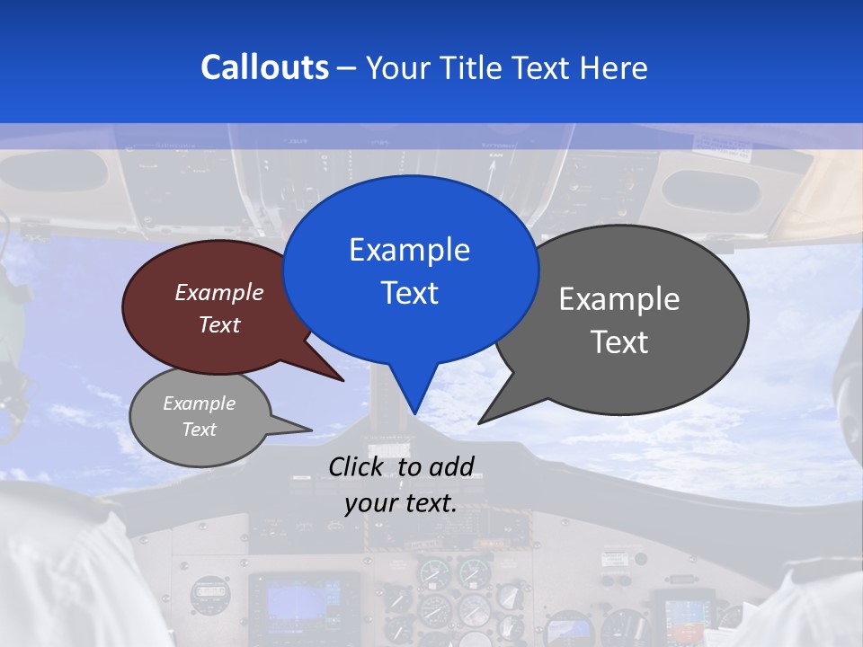 Throttle Taxiing Two PowerPoint Template