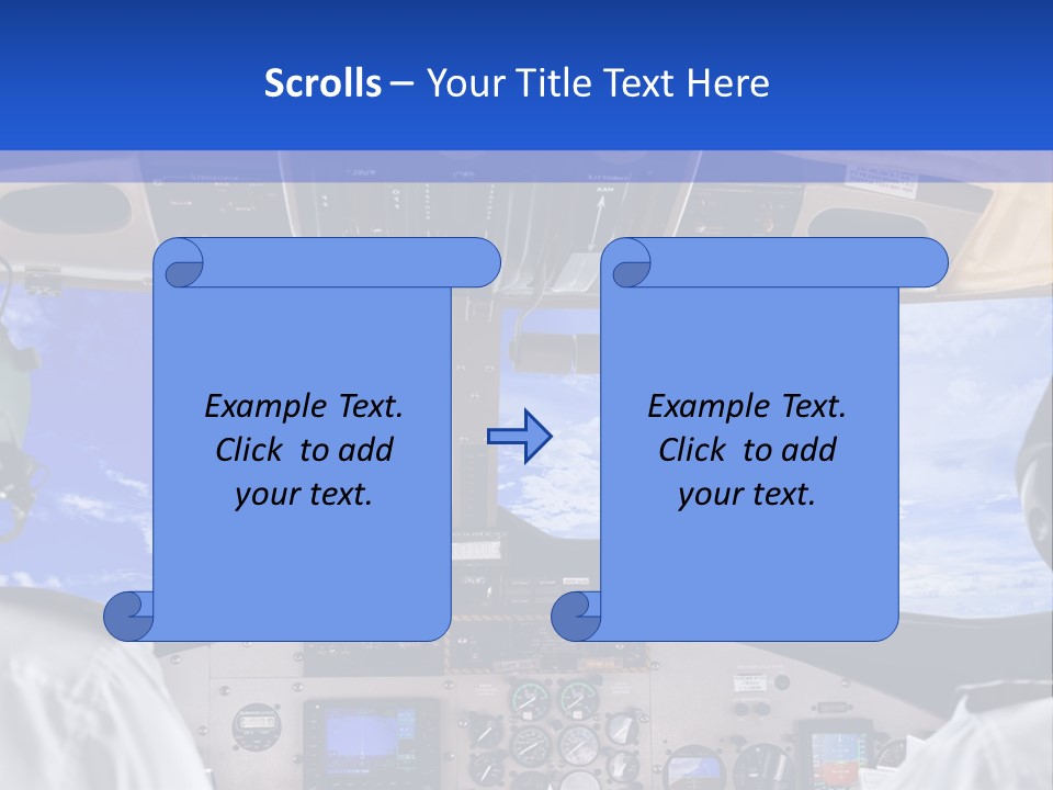 Throttle Taxiing Two PowerPoint Template