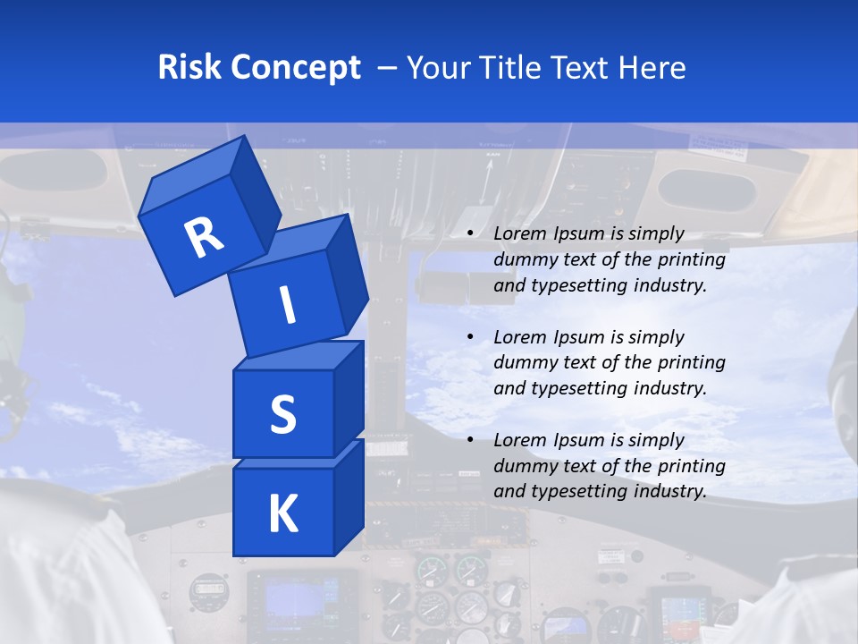 Throttle Taxiing Two PowerPoint Template