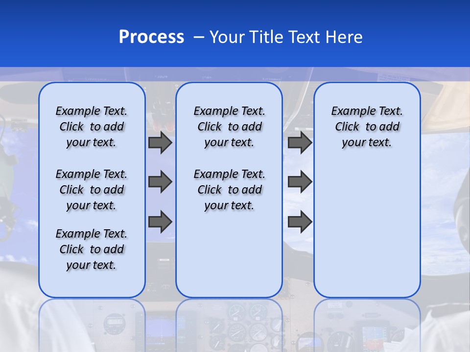 Throttle Taxiing Two PowerPoint Template