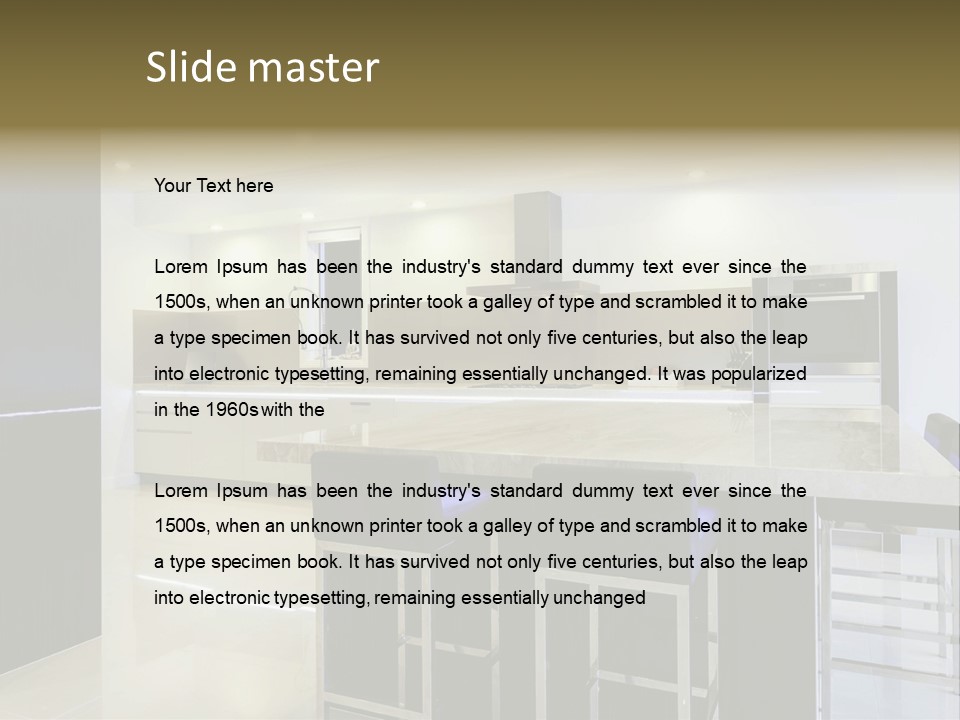 Appliance Horizontal Household PowerPoint Template