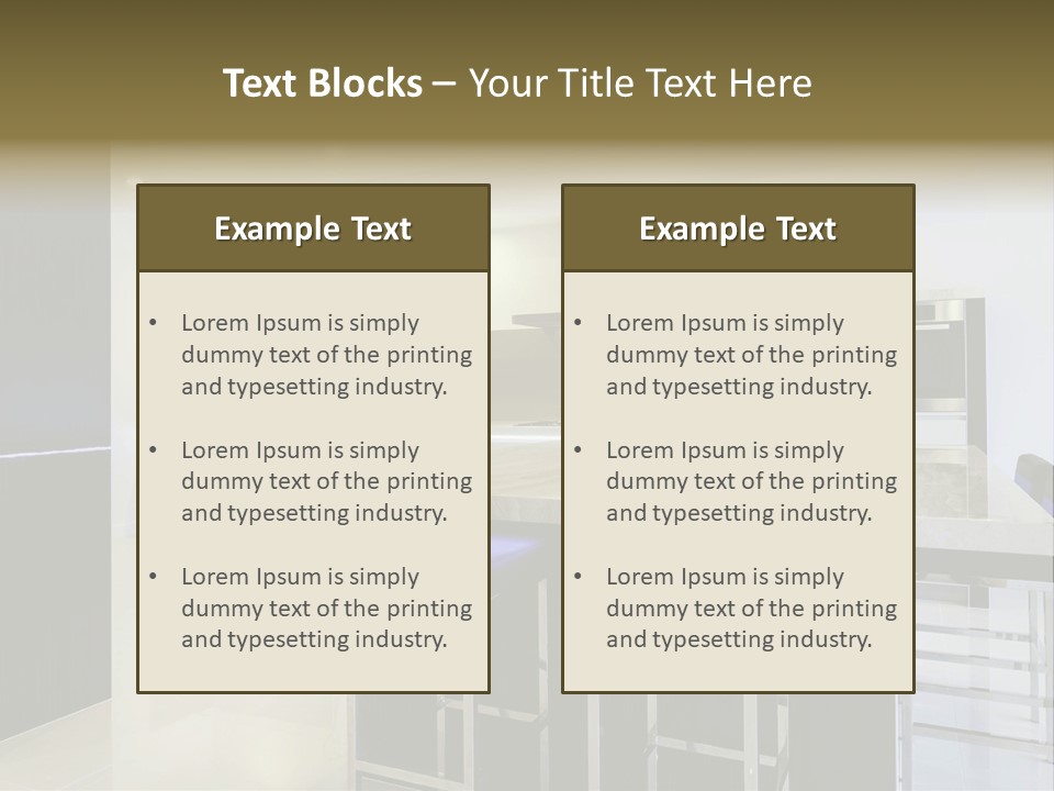 Appliance Horizontal Household PowerPoint Template