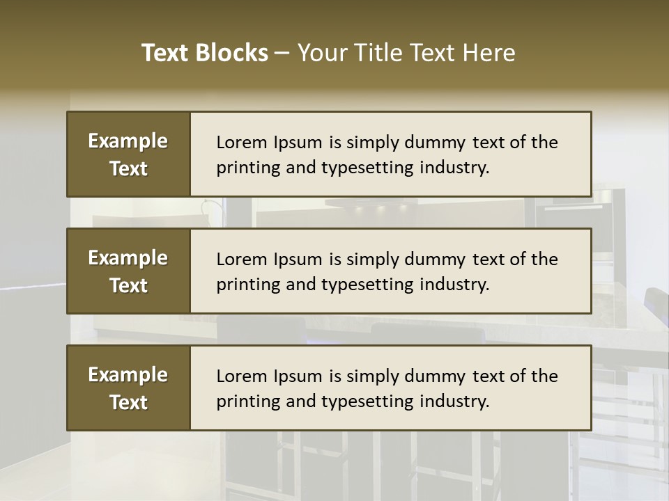 Appliance Horizontal Household PowerPoint Template