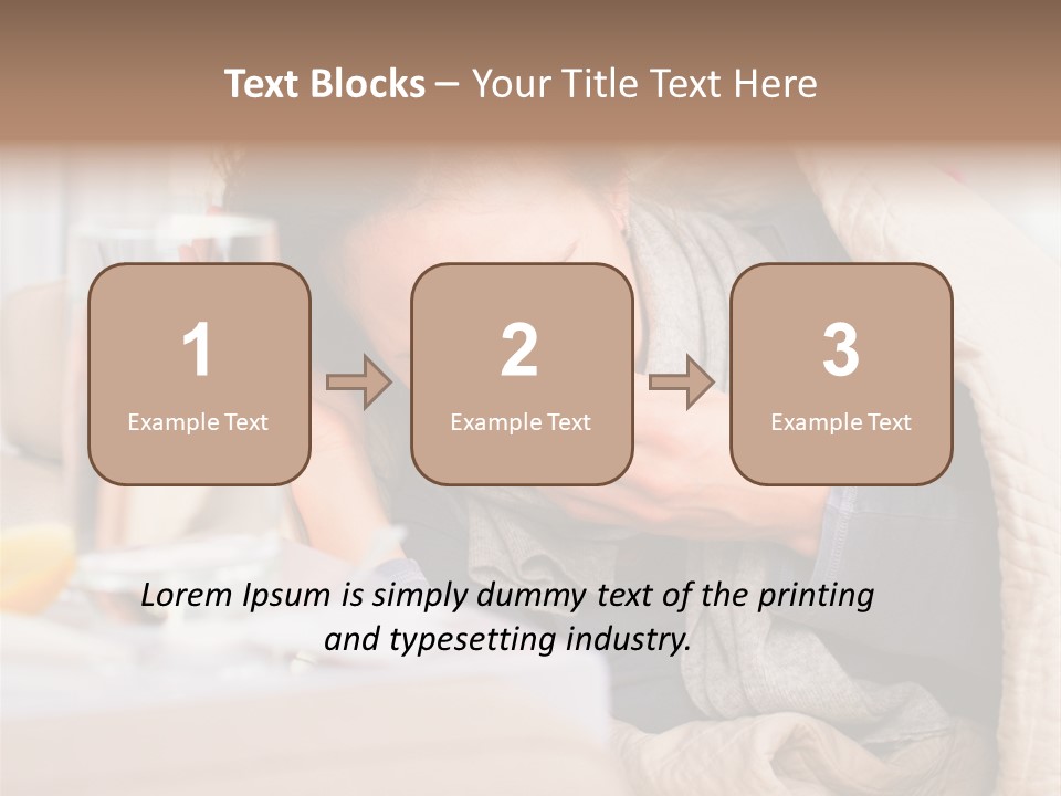 Lemon Temperature Sick PowerPoint Template
