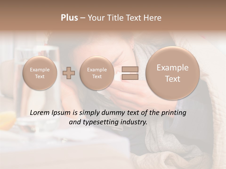 Lemon Temperature Sick PowerPoint Template
