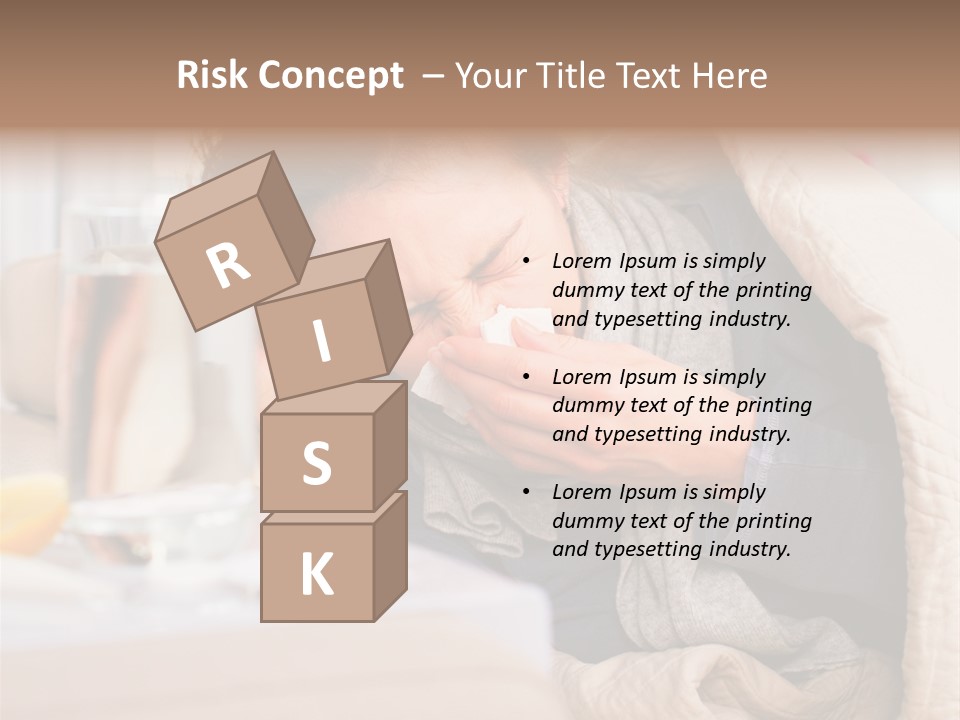 Lemon Temperature Sick PowerPoint Template