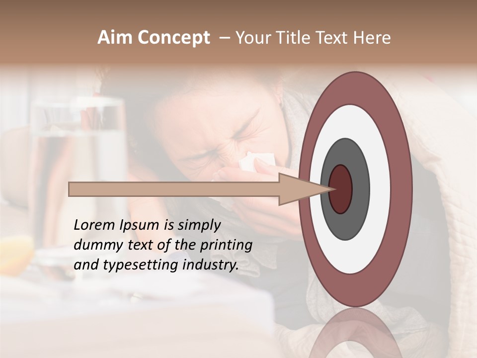 Lemon Temperature Sick PowerPoint Template