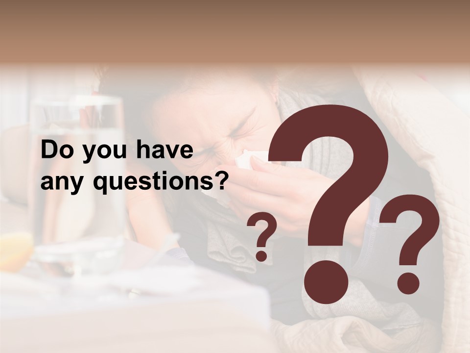 Lemon Temperature Sick PowerPoint Template