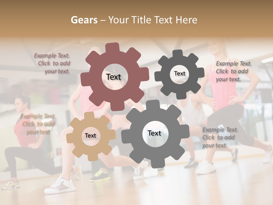 Friends Bodycare Weight PowerPoint Template