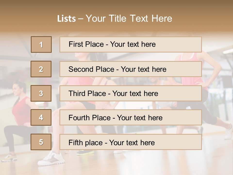 Friends Bodycare Weight PowerPoint Template
