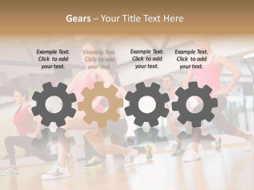 Friends Bodycare Weight PowerPoint Template