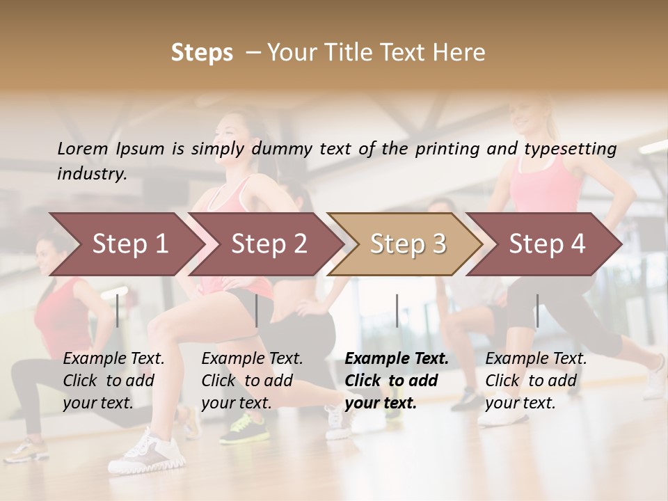 Friends Bodycare Weight PowerPoint Template