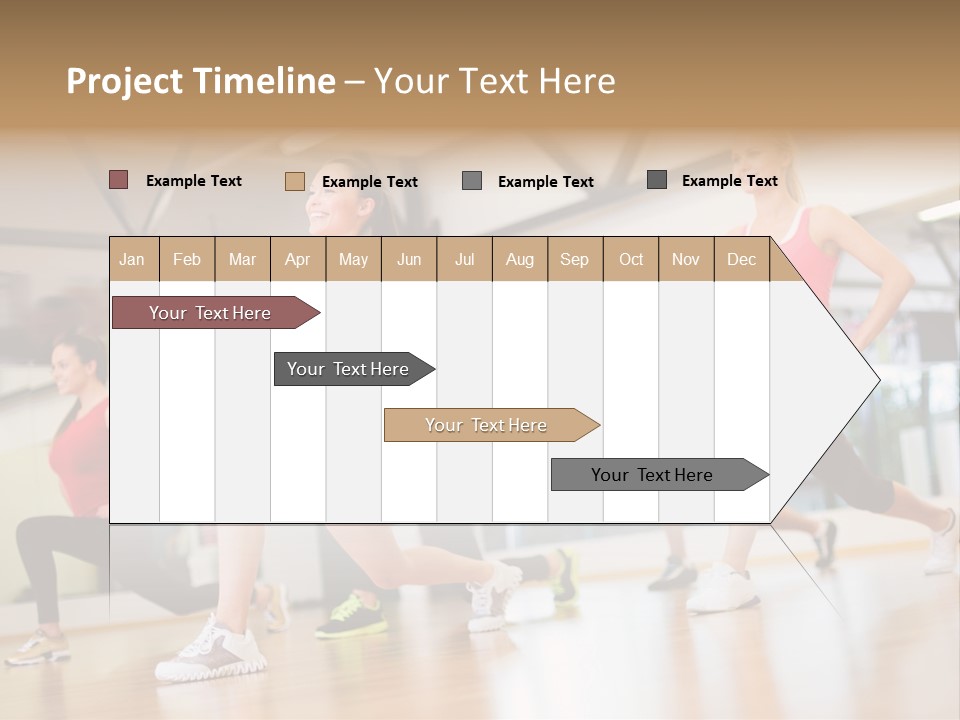 Friends Bodycare Weight PowerPoint Template