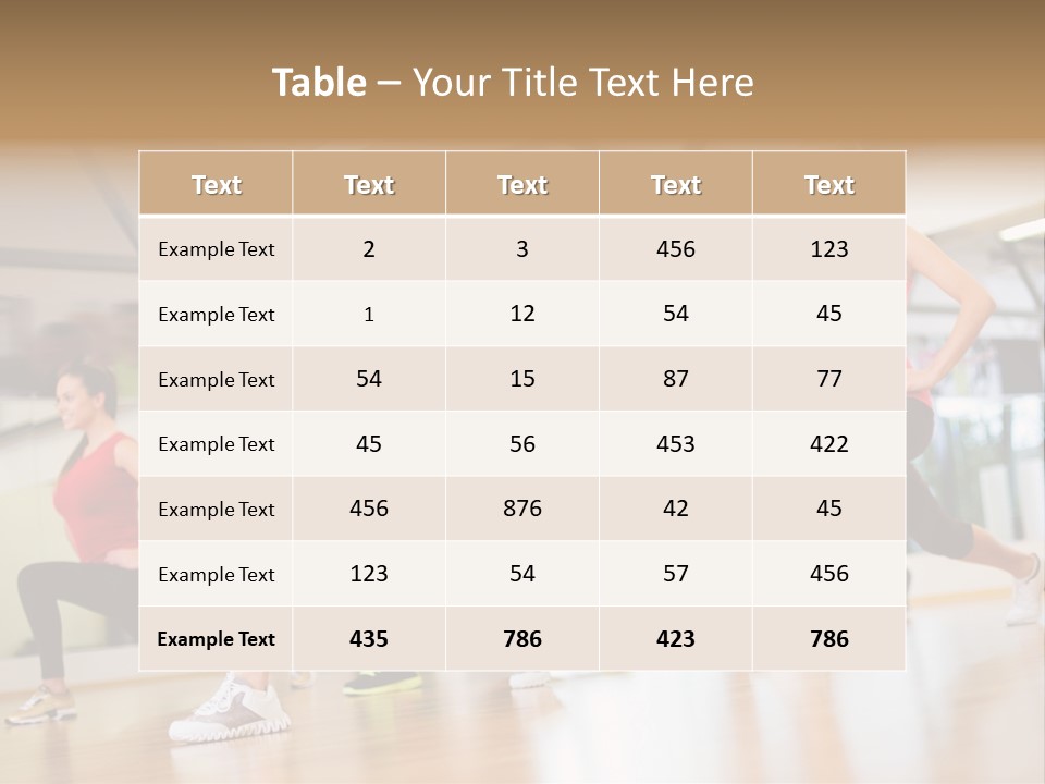 Friends Bodycare Weight PowerPoint Template