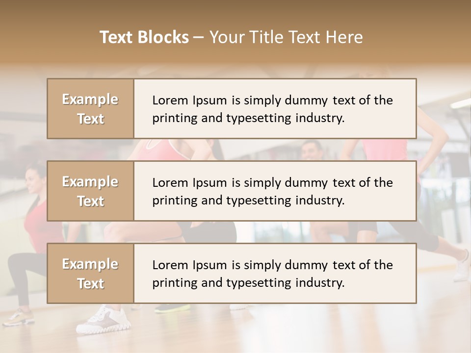 Friends Bodycare Weight PowerPoint Template