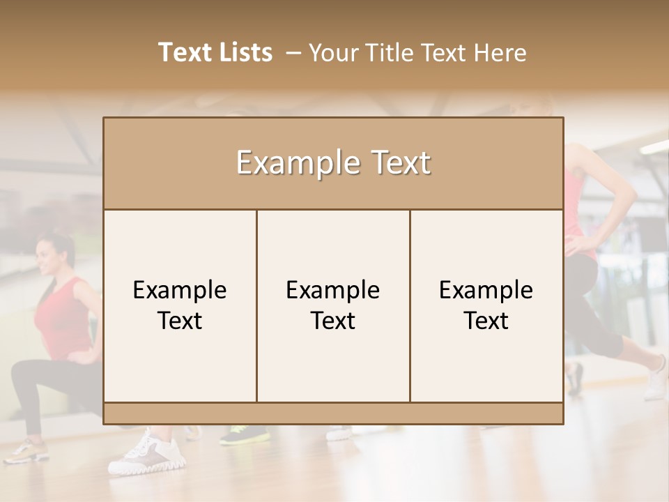 Friends Bodycare Weight PowerPoint Template
