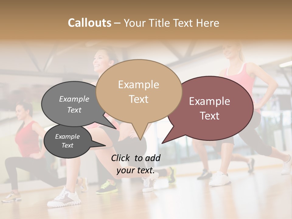 Friends Bodycare Weight PowerPoint Template