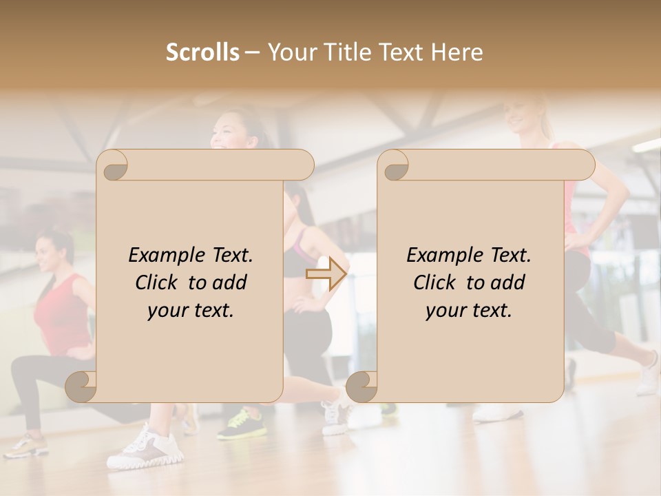 Friends Bodycare Weight PowerPoint Template
