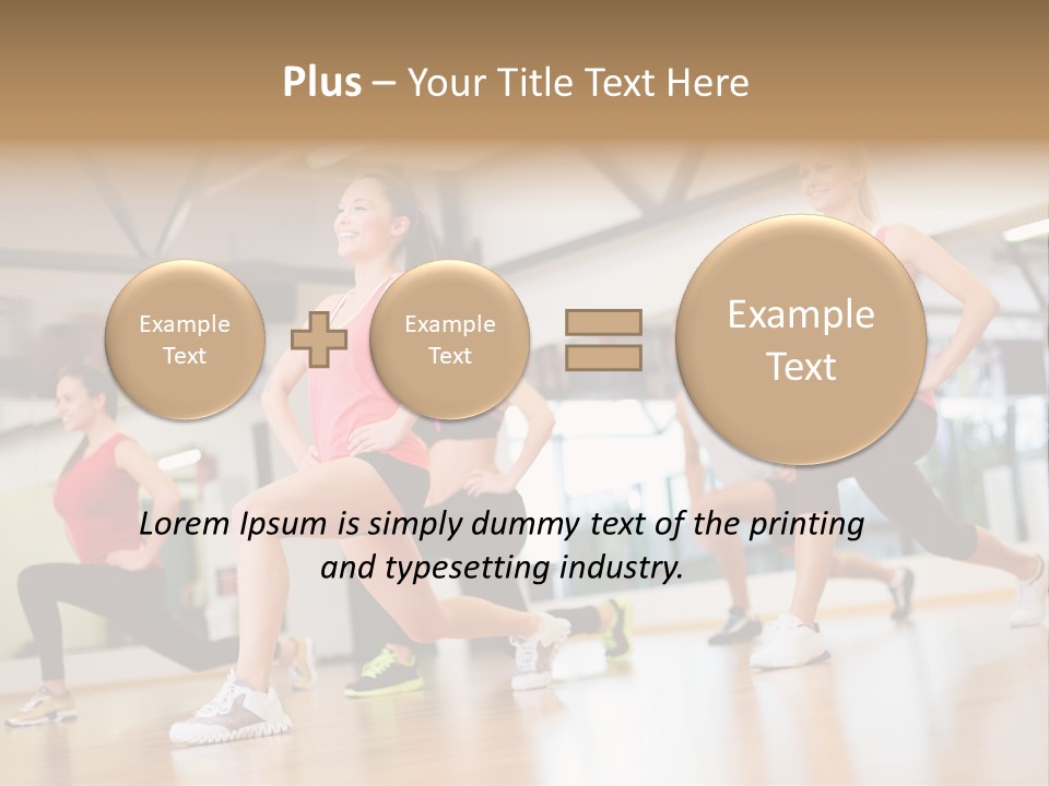 Friends Bodycare Weight PowerPoint Template