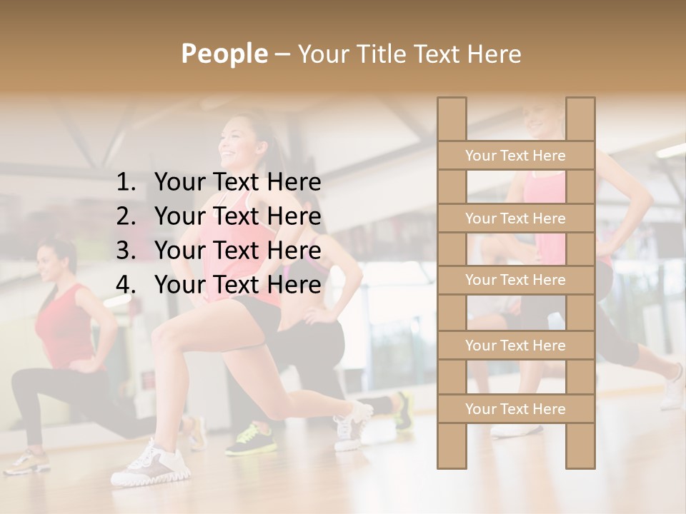 Friends Bodycare Weight PowerPoint Template