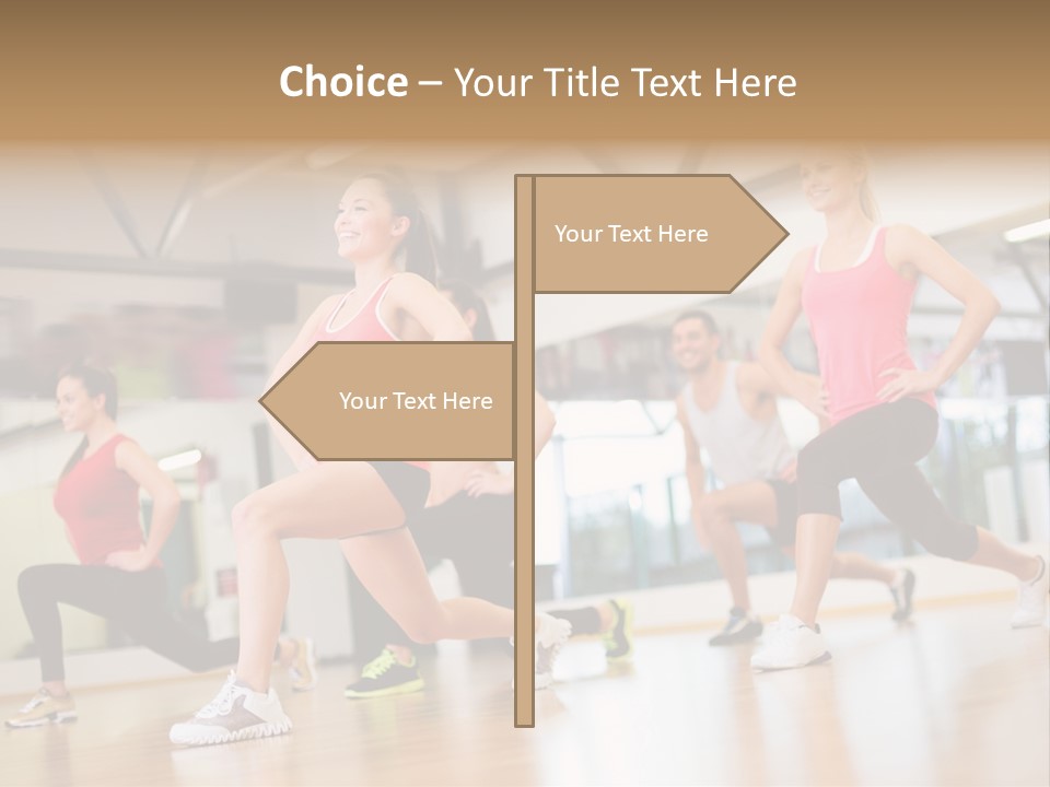 Friends Bodycare Weight PowerPoint Template
