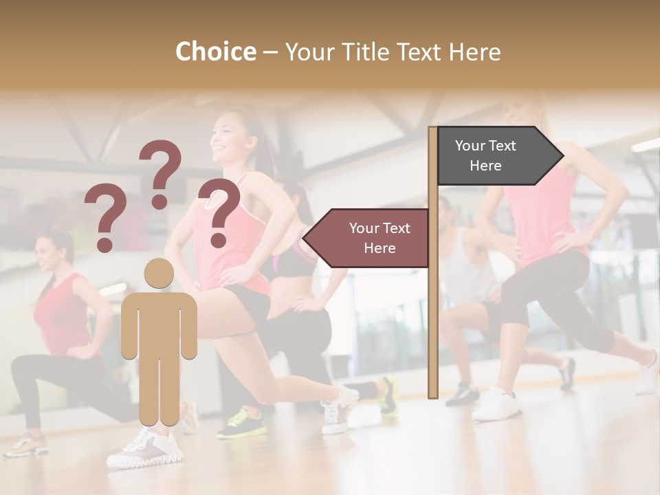 Friends Bodycare Weight PowerPoint Template