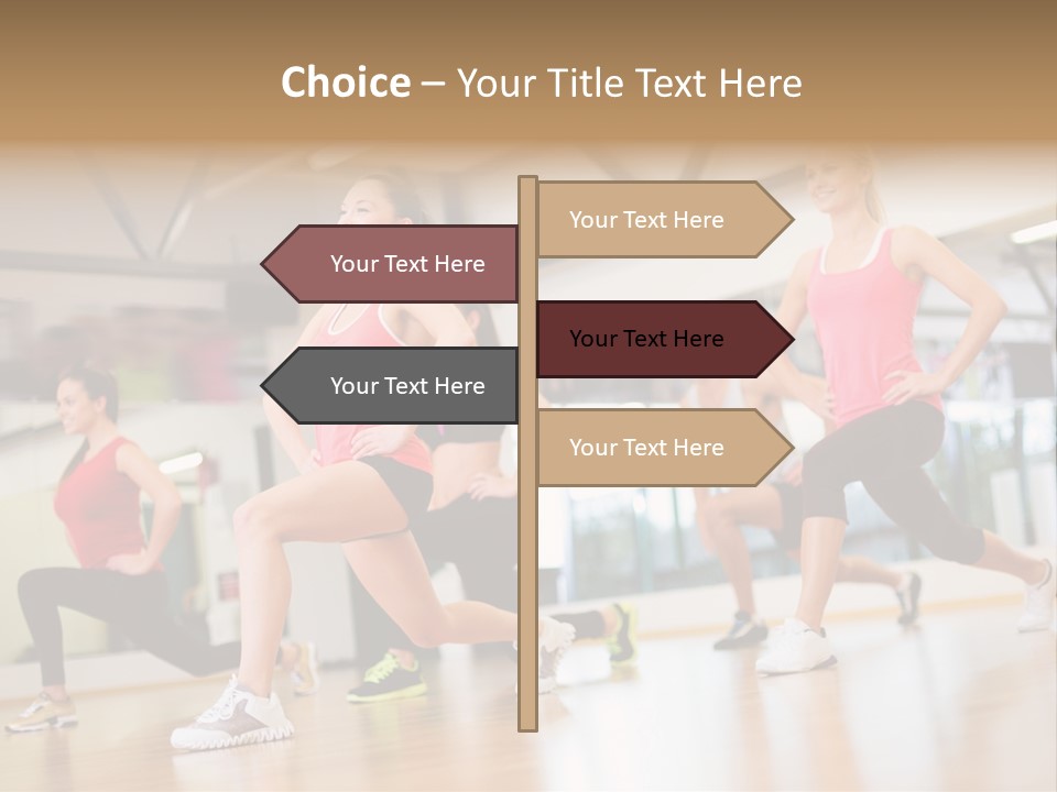 Friends Bodycare Weight PowerPoint Template