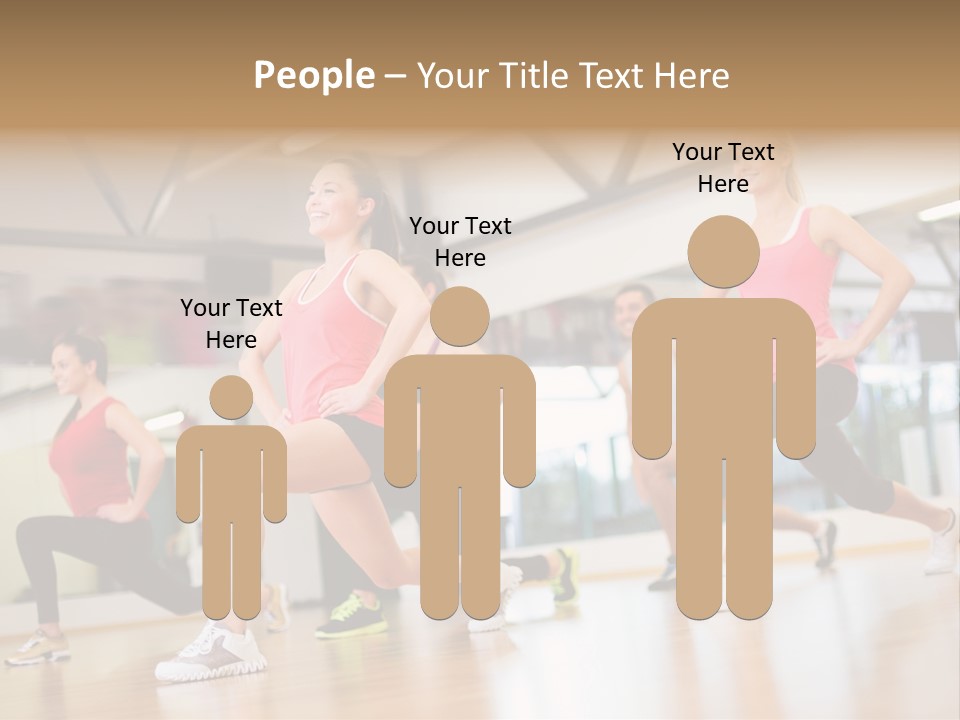 Friends Bodycare Weight PowerPoint Template