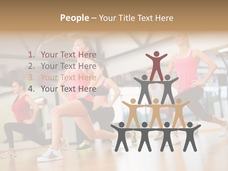 Friends Bodycare Weight PowerPoint Template