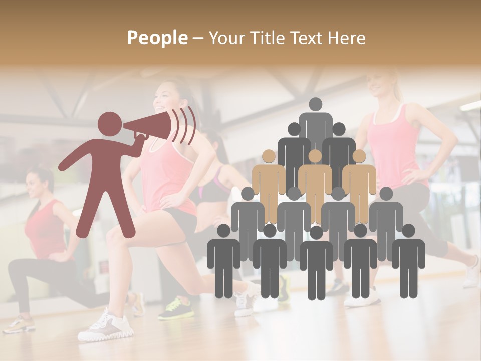 Friends Bodycare Weight PowerPoint Template