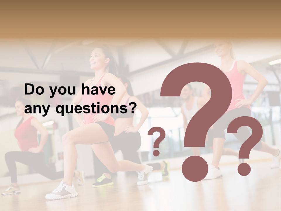 Friends Bodycare Weight PowerPoint Template