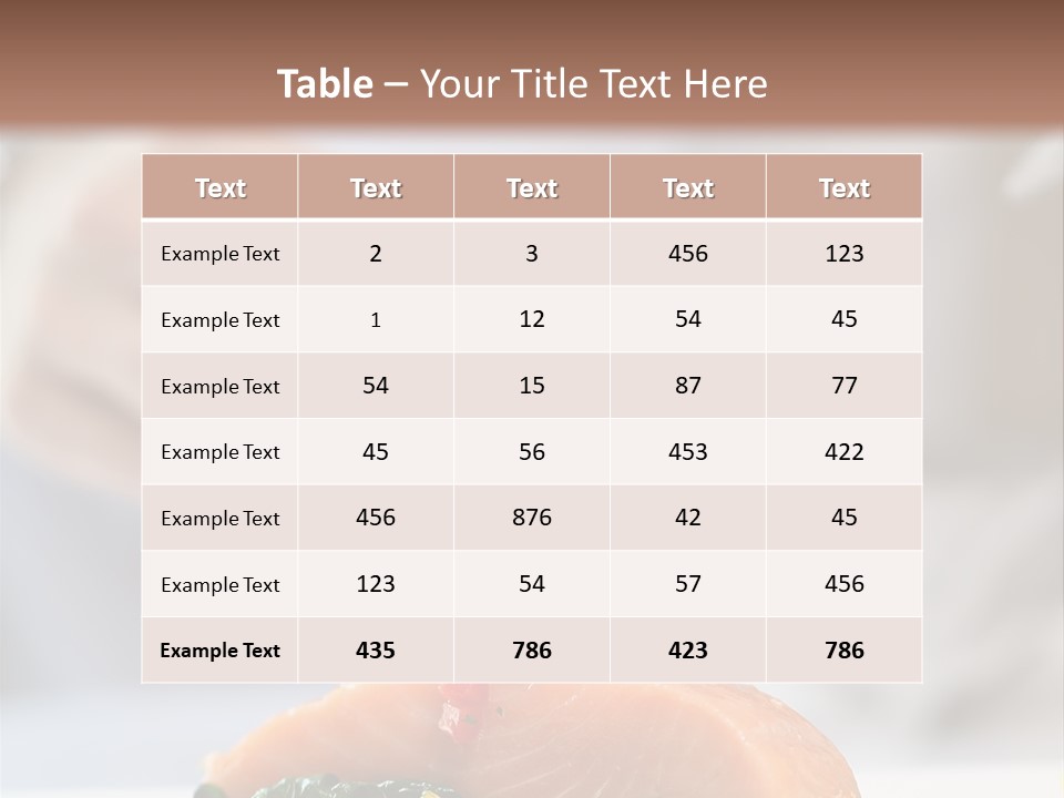 Salsa Tomato Sauce PowerPoint Template