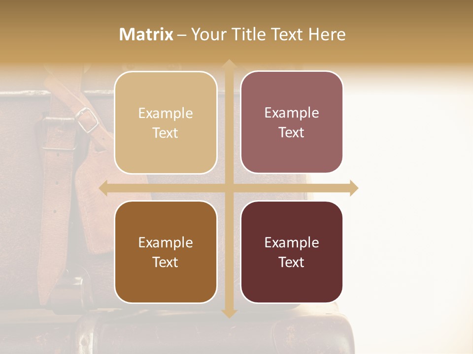 Trendy Leather Style PowerPoint Template