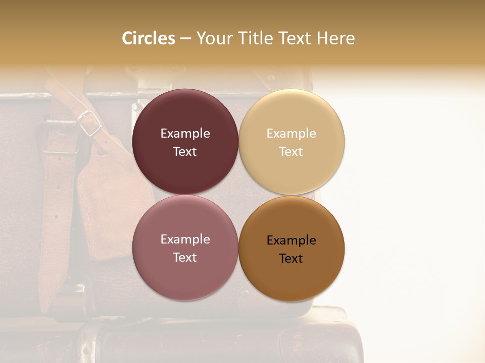 Trendy Leather Style PowerPoint Template