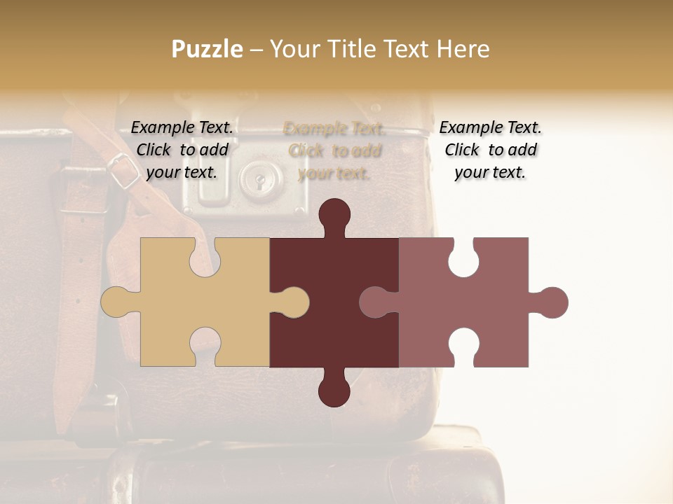 Trendy Leather Style PowerPoint Template