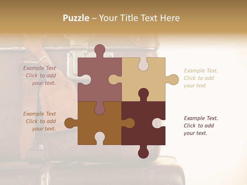 Trendy Leather Style PowerPoint Template