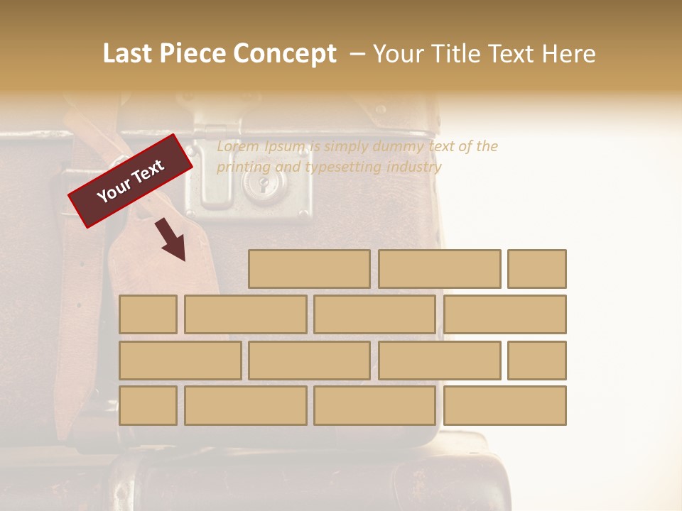Trendy Leather Style PowerPoint Template