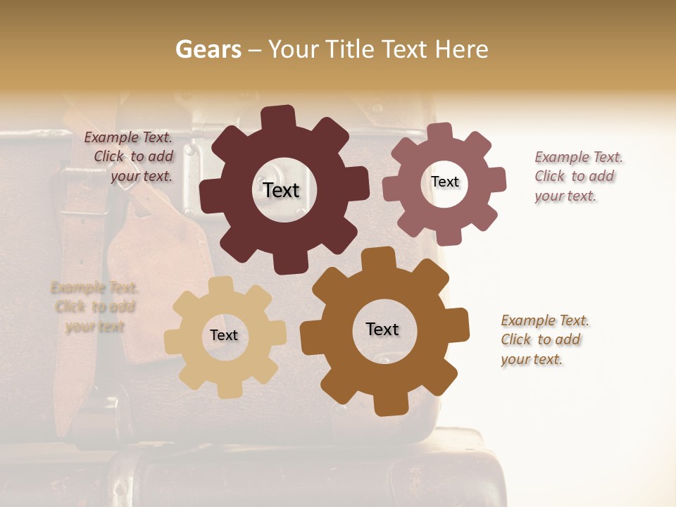 Trendy Leather Style PowerPoint Template