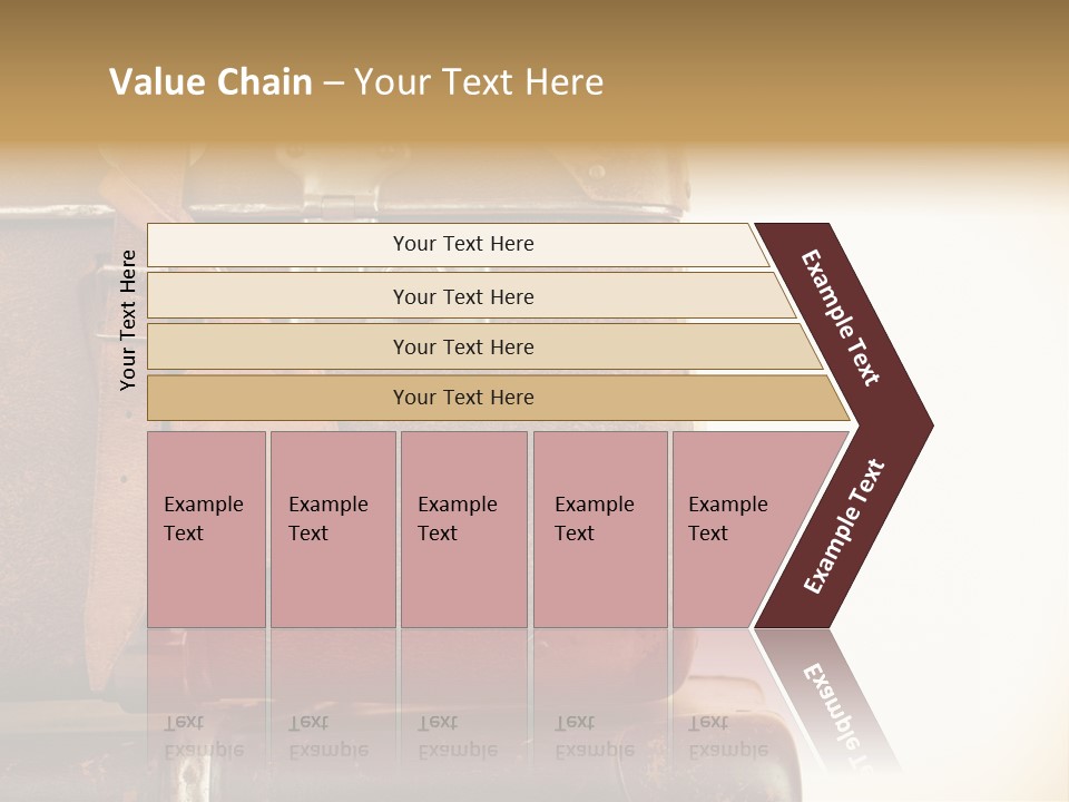 Trendy Leather Style PowerPoint Template